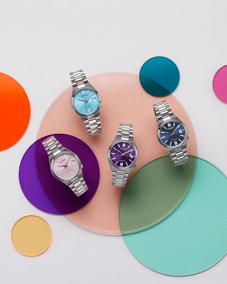 TSUYOSA 37mm Purple Dial Stainless Steel Bracelet NJ0200-50W | CITIZEN TSUYOSA 37mm Purple Dial Stainless Steel Bracelet NJ0200-50W | CITIZEN